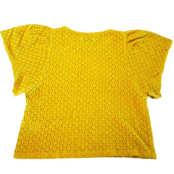 Madewell- Eyelet Flutter Sleeve - Picture 4 of 7